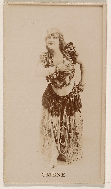 Kinney Brothers Tobacco Company, Omene, from the Actresses series (N245) issued by Kinney Brothers to promote Sweet Caporal Cigarettes