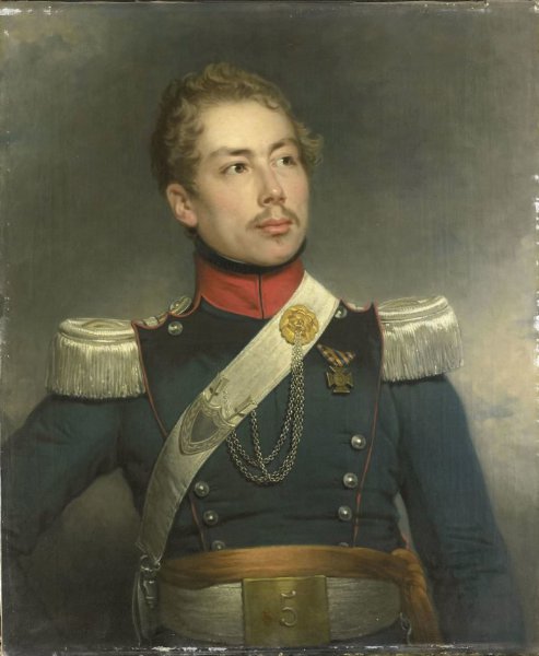 Charles Howard Hodges, Christian Edouard Fraser (1812-79), Second Lieutenant of the 5th Dragoon Regiment