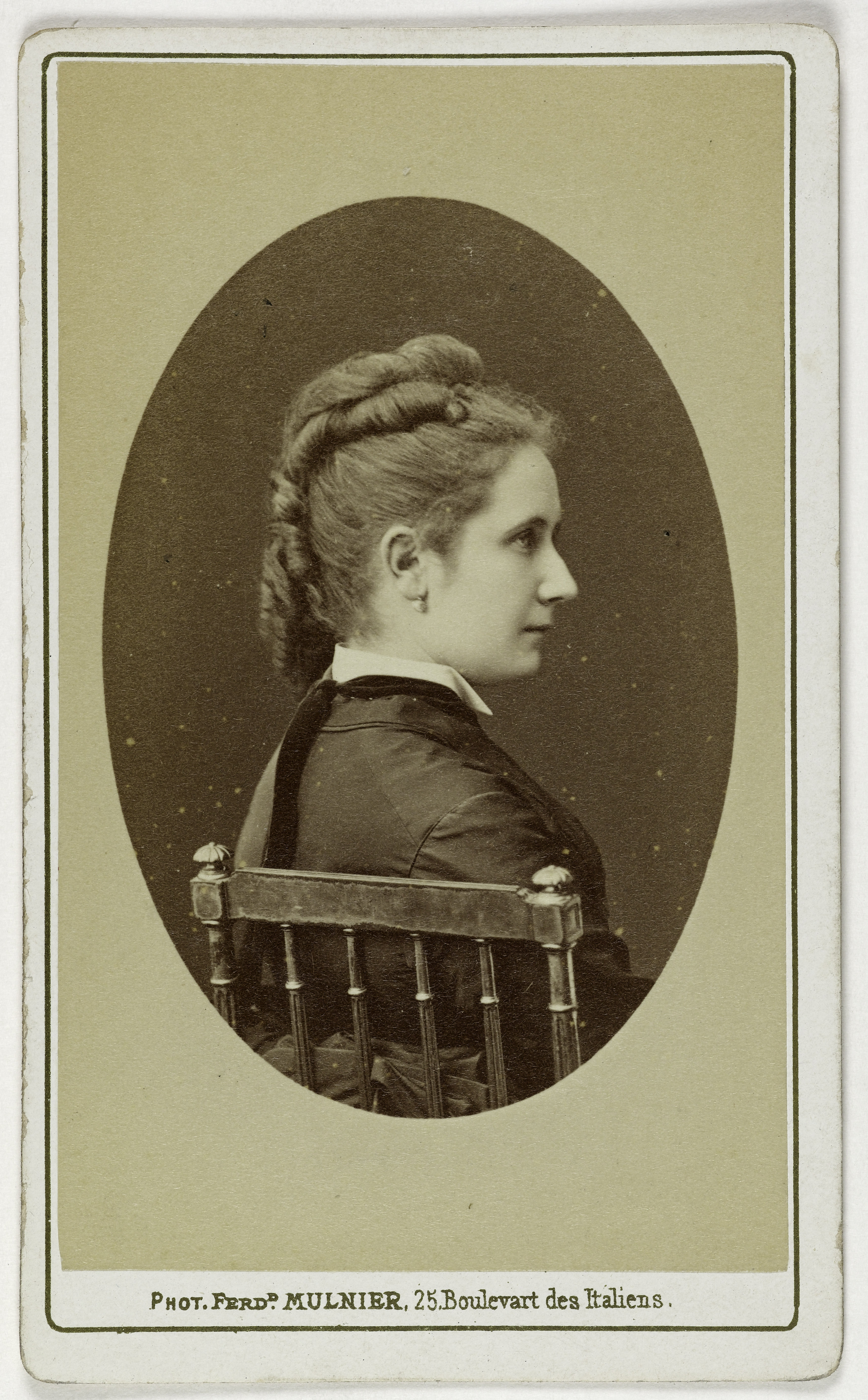 Ferdinand Mulnier, Portrait d'Adèle Isaac, (1854-1915), (actrice à l'Opéra comique, 1883)