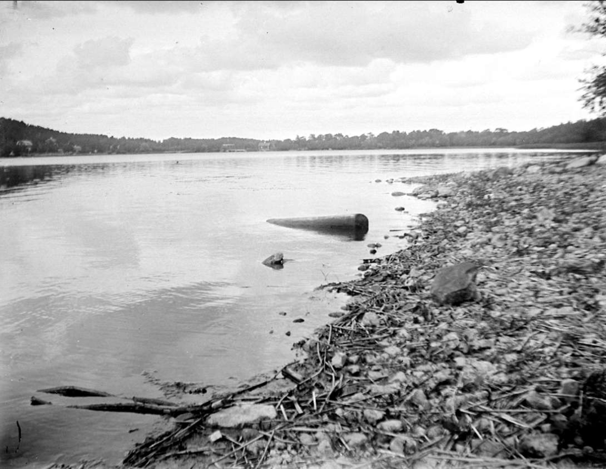 August Fredrik Schagerström, Strand at Munkholmen near Sigtuna, Uppland in August 1930