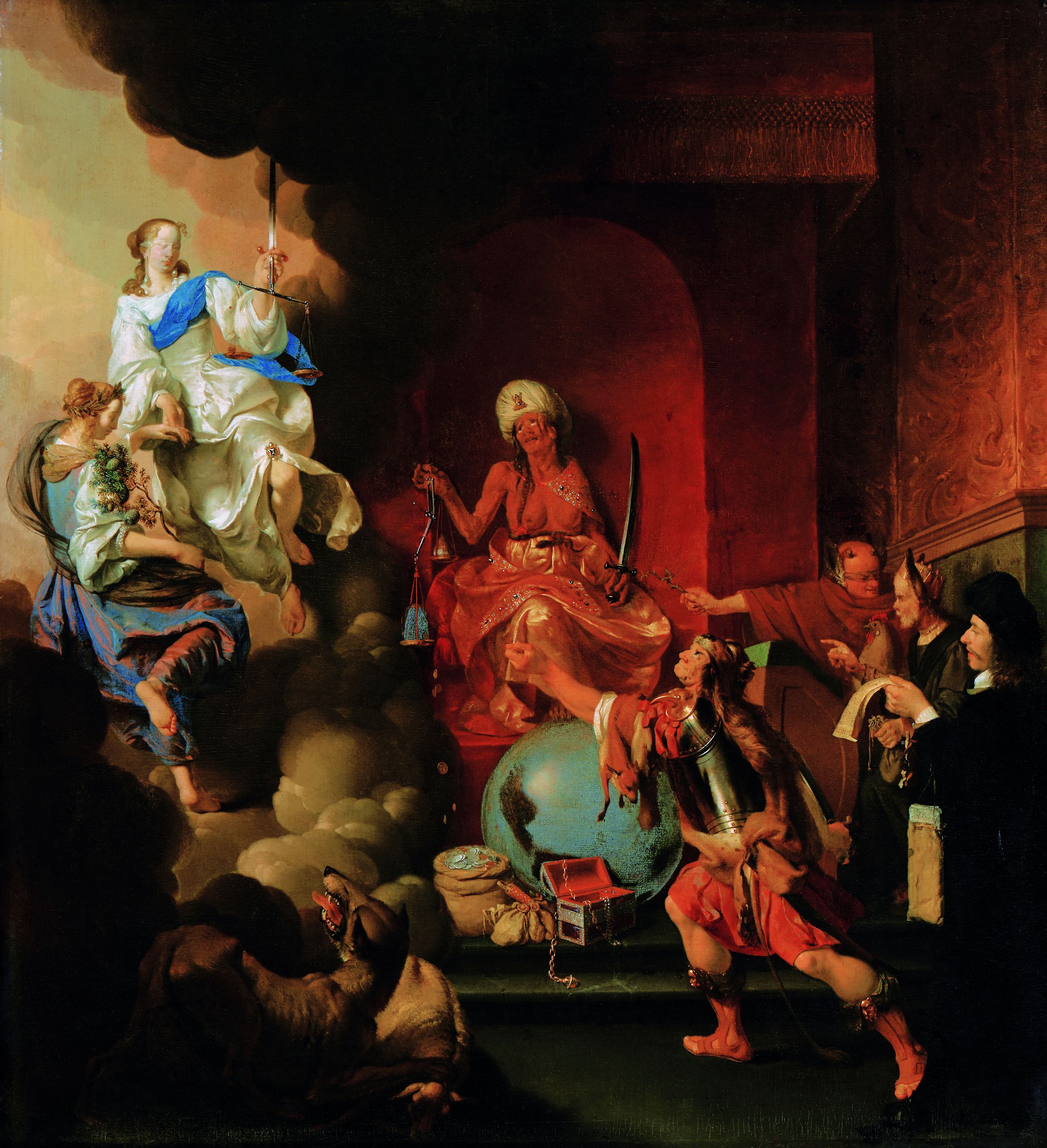 Ary de Vois, Allegory of enthroned injustice