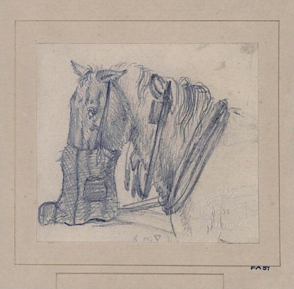 Edwin Landseer, Drawing of a horse