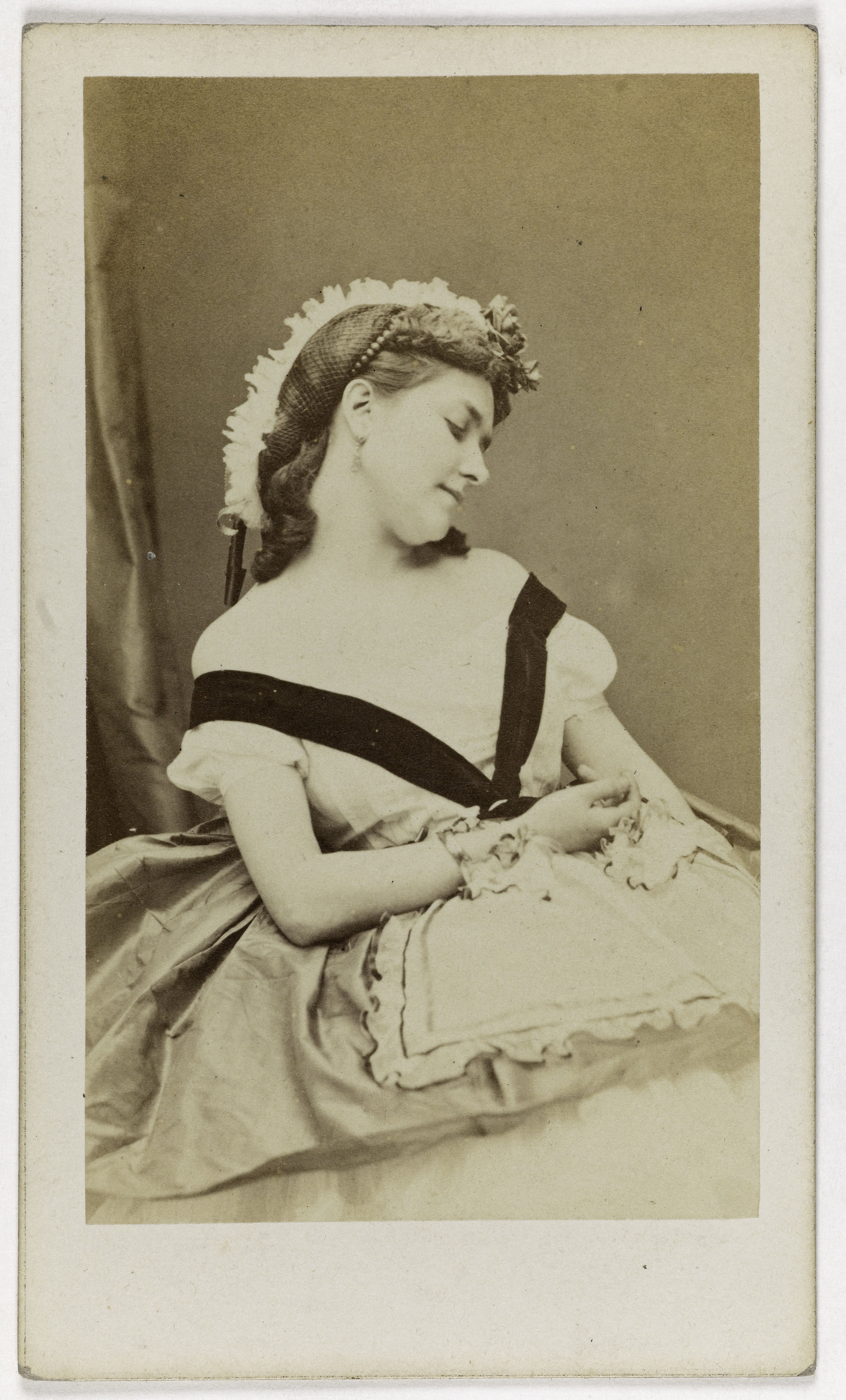 Ulric Grob, Portrait d'Annette Mérante (Gredelu), danseuse au Théâtre des Italiens et à l'Opéra.