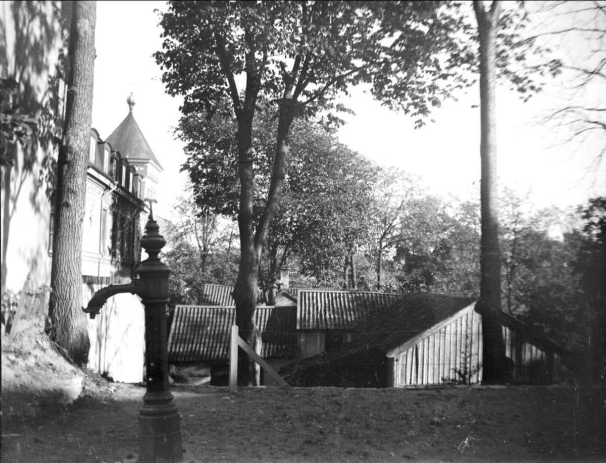 August Fredrik Schagerström, “Upsala, view from the residential building of the Student Union Ö. Slotts”," courtyard interior, Ubbo district, Uppsala October 1933