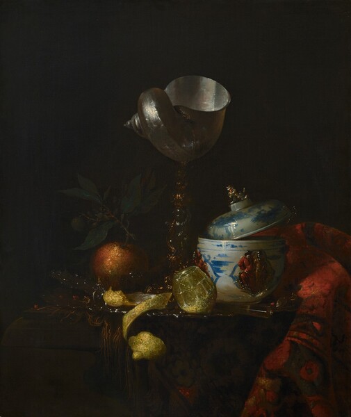 after Willem Kalf, Still Life with Nautilus Cup