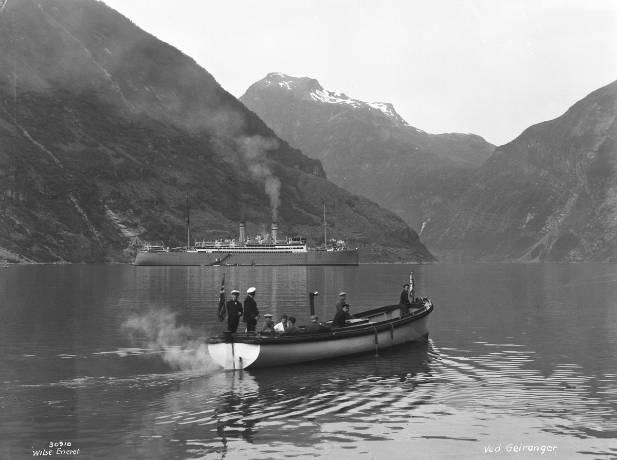 Anders Beer Wilse, Prot: Stavangerfjords Nordkaptur, Geirangerfjord ved Merok
