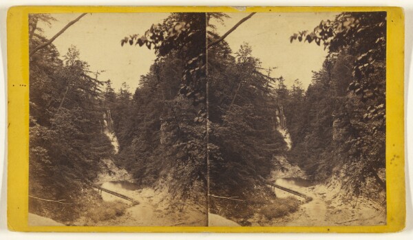 Edward and Henry T. Anthony & Co., Looking West from the Giant's Stairs. - The Tripple Cascade in the distance. - Cascadilla Creek.