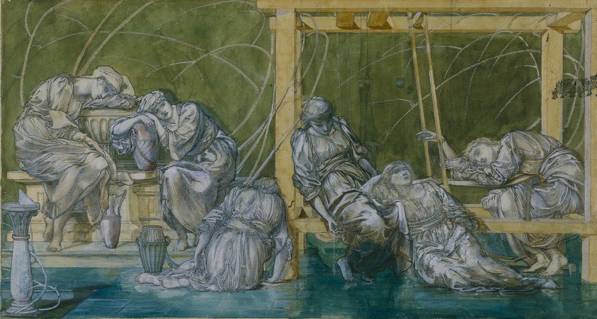 Edward Burne-Jones, The Garden Court