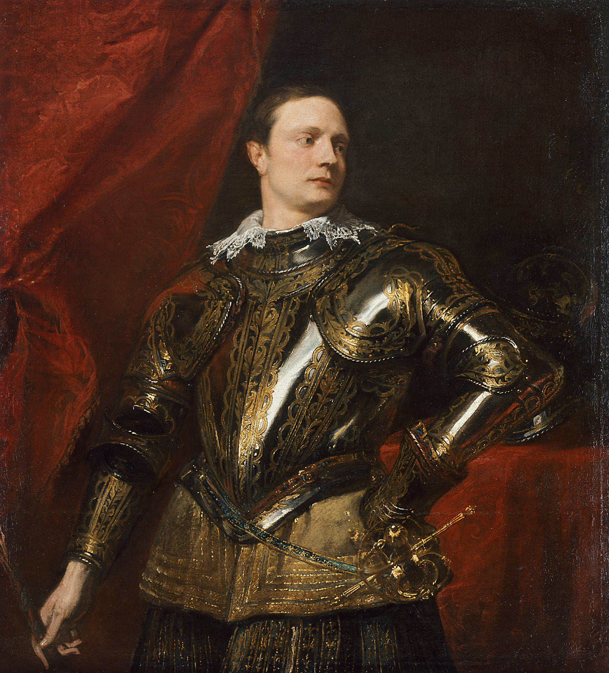 Anthony van Dyck, Portrait of a Young General