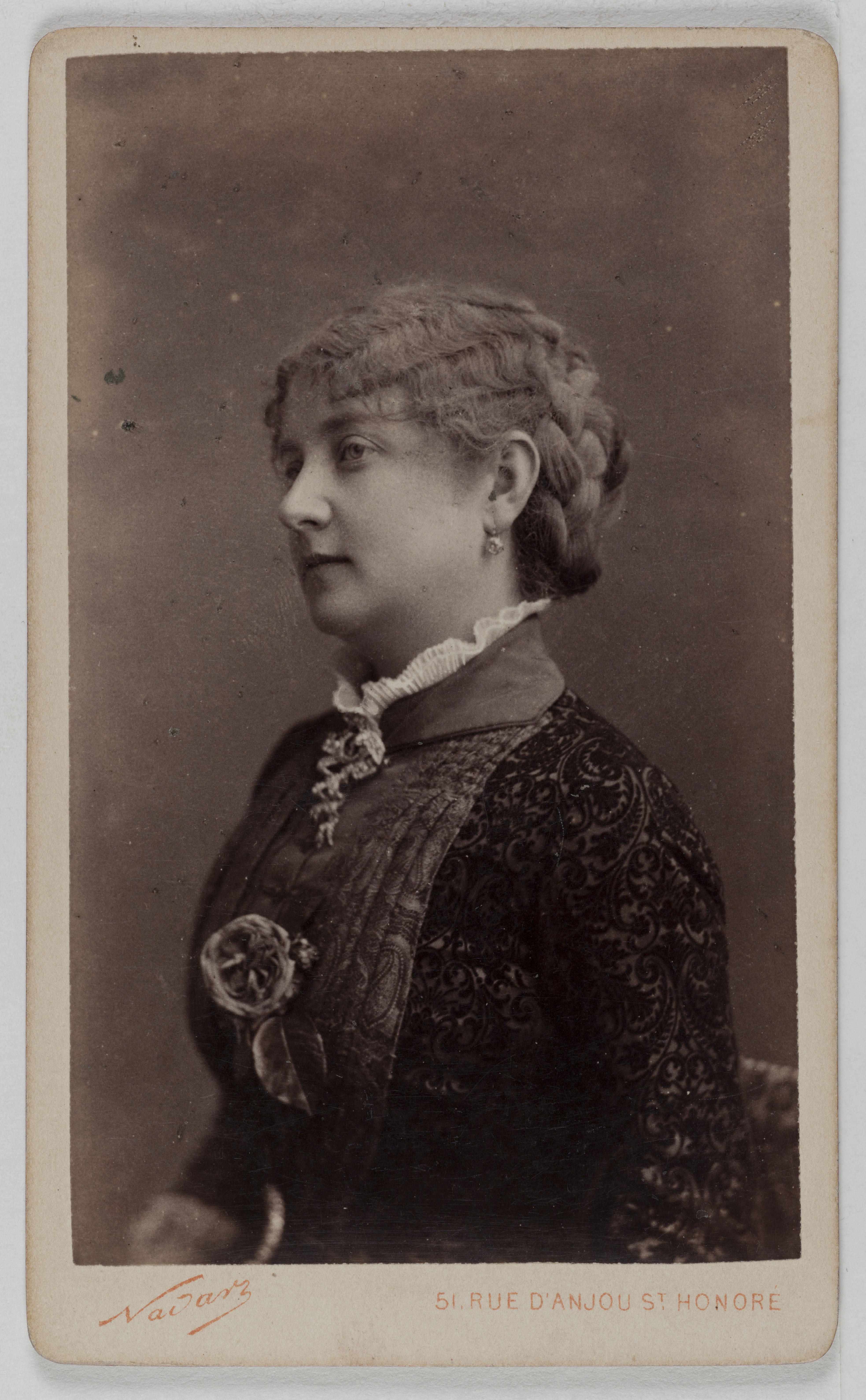 Atelier Nadar, Portrait de Lesage, (actrice)