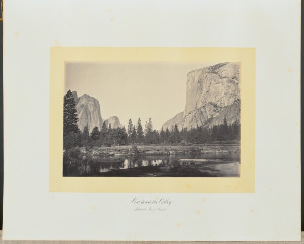 Carleton Watkins, View down the Valley From the Ferry Bend.