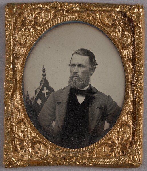 Unknown, [Portrait of a Seated, Bearded Man]