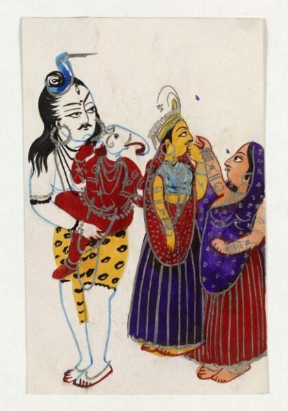 Unknown, Devi, Shiva and Ganesha