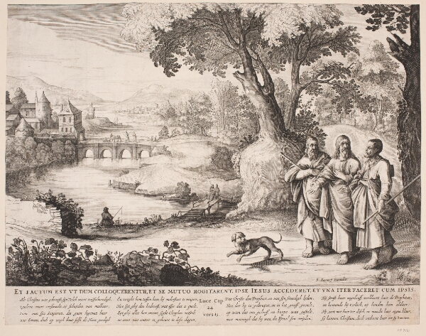 Salomon Savery, Vandringen til Emmaus (ET FACTUM [...] CUM IPSIS)
