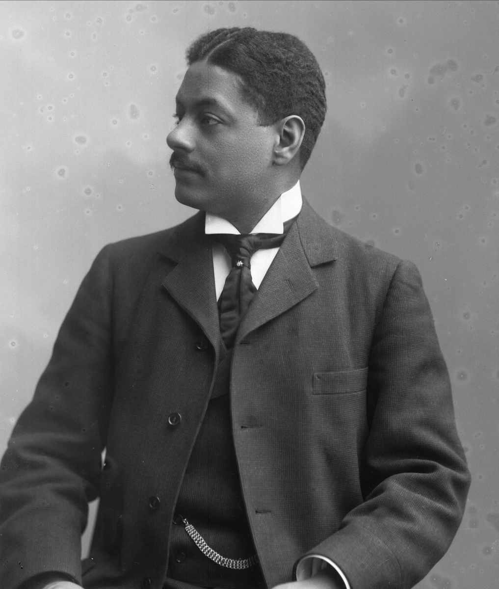 Gustav Borgen, Portrett, mann av afrikansk opprinnelse, sangeren Norris.