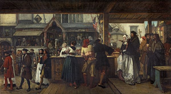 Henri Leys, Albrecht Dürer Visiting Antwerp in 1520