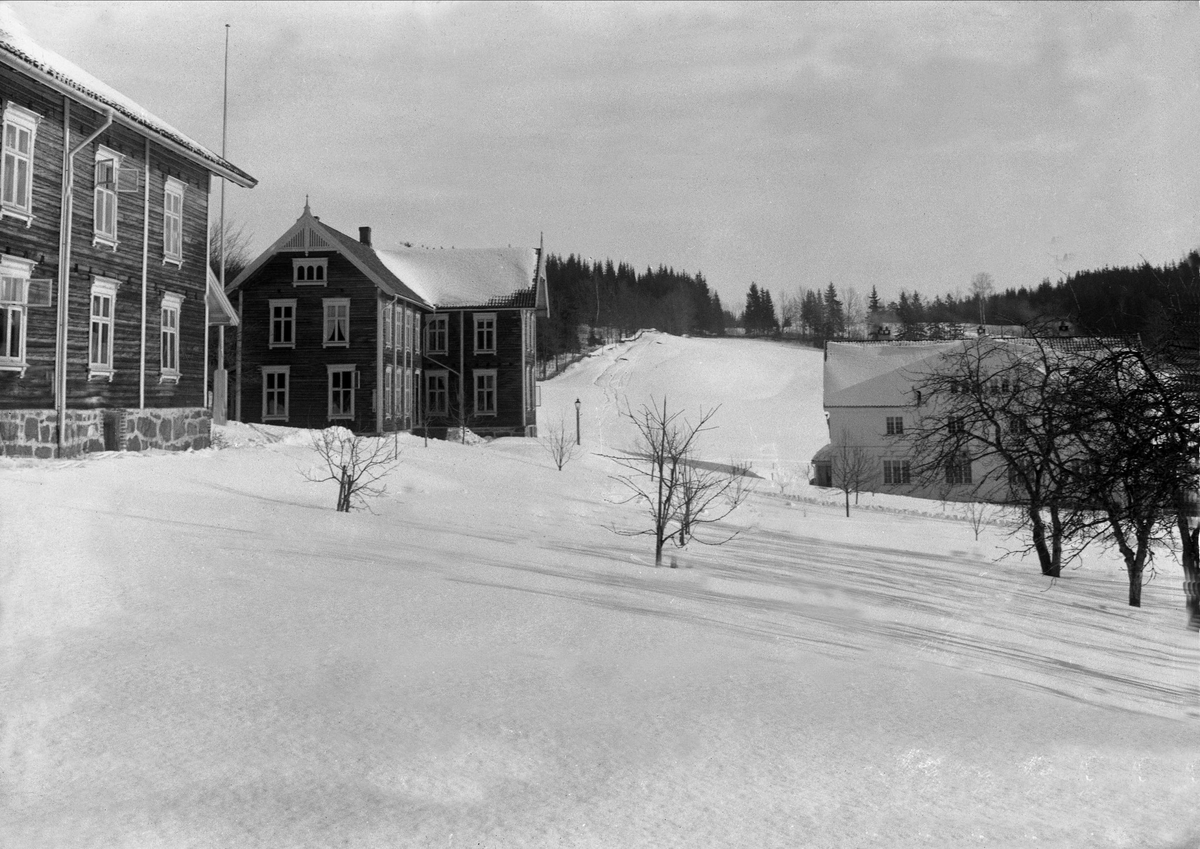 Gustav Borgen, Tre våningshus på Sem Landbruksskole.
