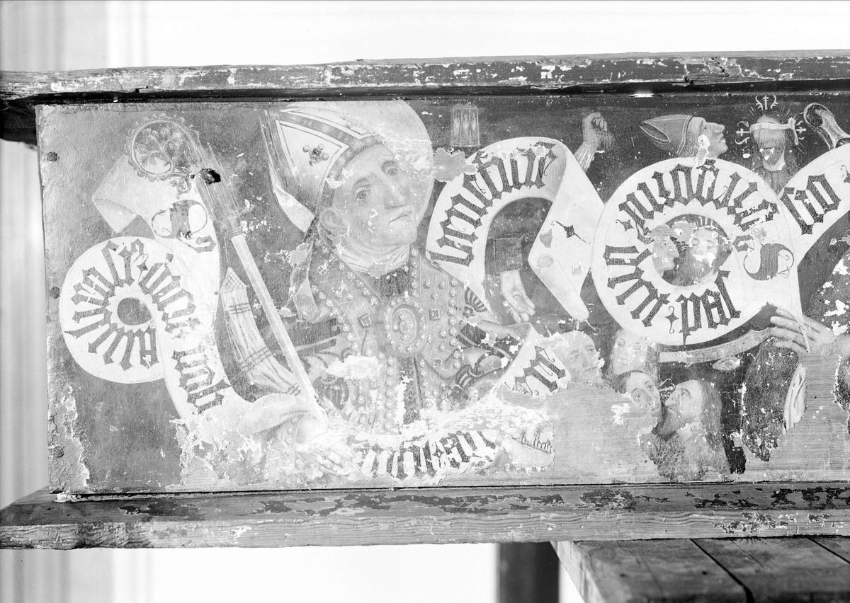 Okänd,, Oil painting on a boiler, Uppland