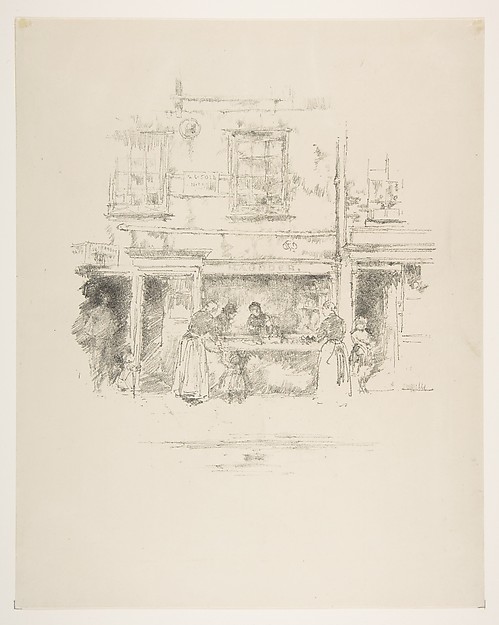 James McNeill Whistler, Maunder's Fish Shop, Chelsea