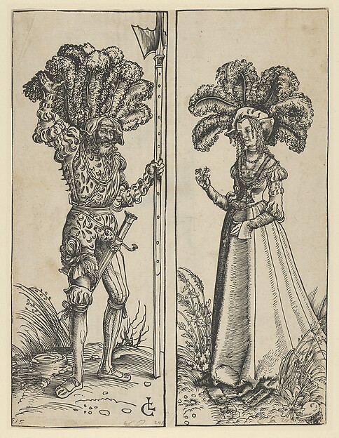 Lucas Cranach the Elder, Footsoldier with Halberd
