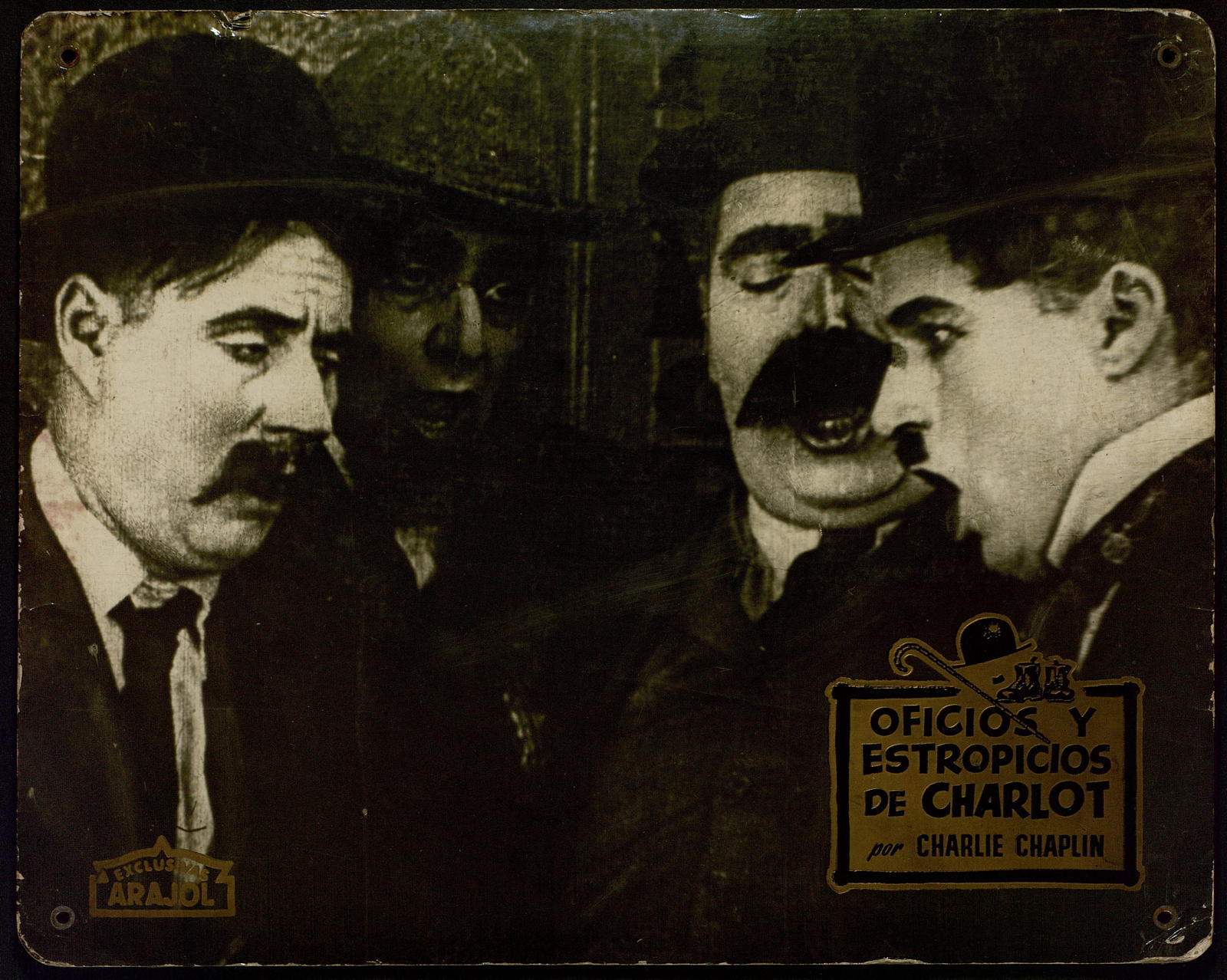 Desconegut, Oficios y estropicios de Charlot