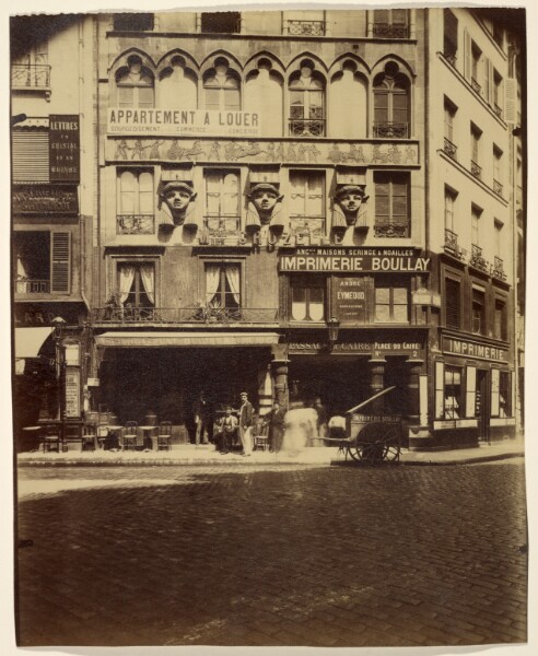 Eugène Atget, Maison Place du Caire 2 (Building, Place du Caire)