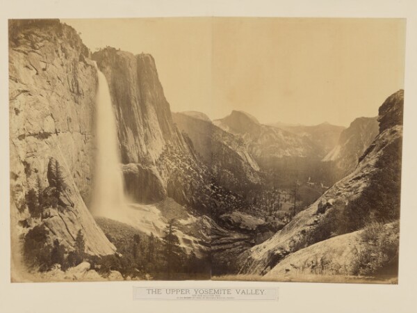 Carleton Watkins, [The Upper Yosemite Valley. View from Eagle Point Trail.]