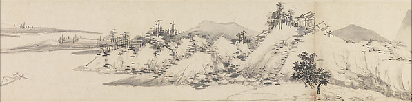 Shen Zhou, Autumn Colors among Streams and Mountains