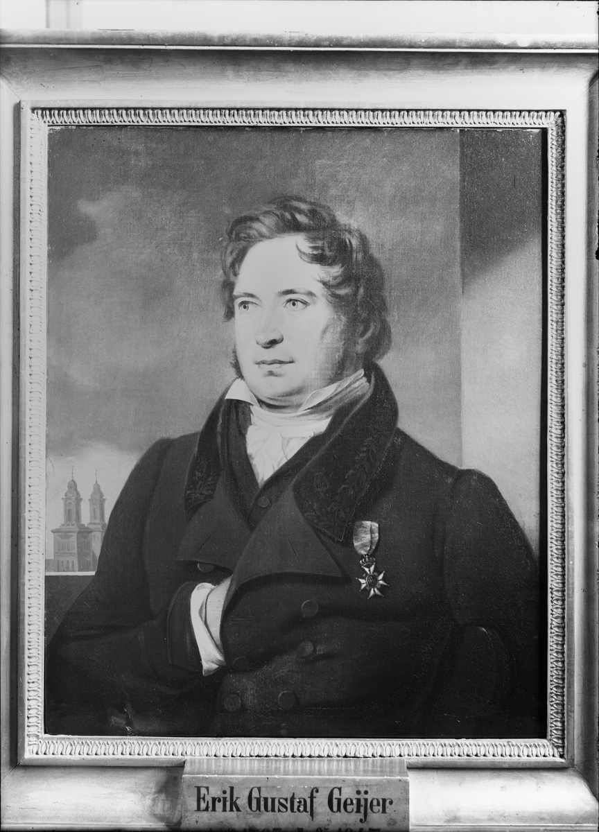 Paul Sandberg, Oil painting - portrait of Erik Gustaf Geijer, Uppsala