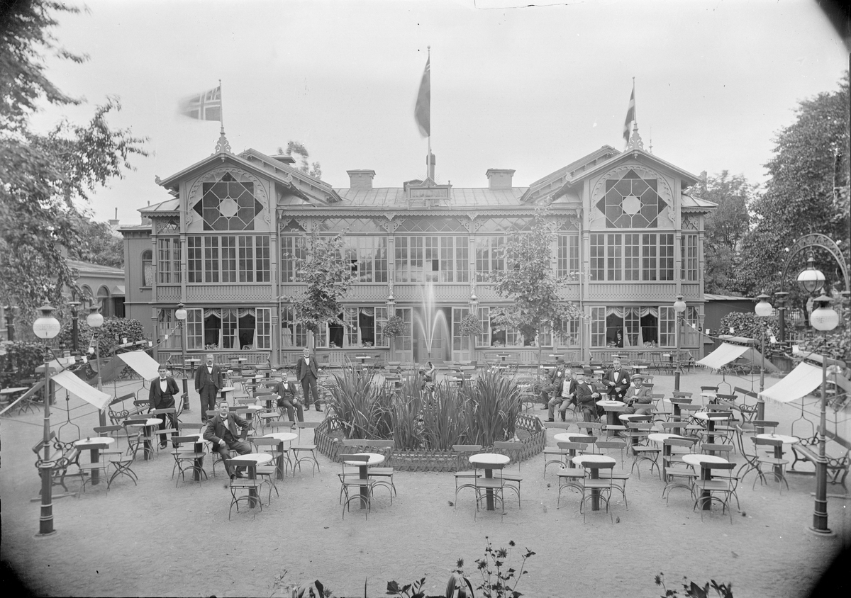 Henri Osti's Fotografiateliér, Restaurang Rullan, Kungsgatan 44, Uppsala 1890-tal