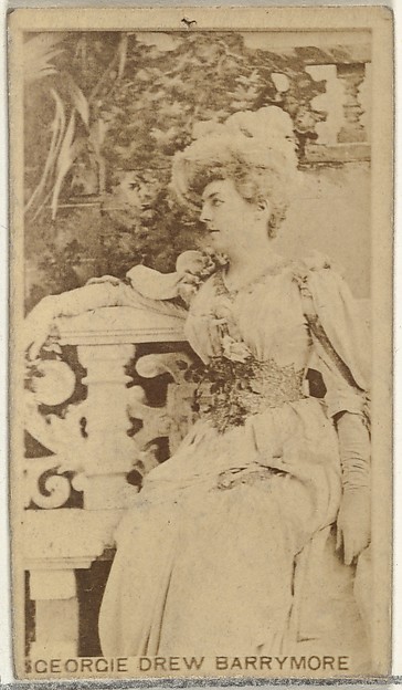 W. Duke, Sons & Co., Georgie Drew Barrymore, from the Actors and Actresses series (N145-8) issued by Duke Sons & Co. to promote Duke Cigarettes