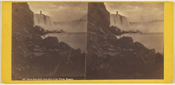 Edward Bierstadt, Horse Shoe Falls from Cave of the Winds, Niagara.