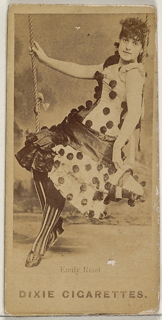 Allen & Ginter, Emily Read, from the Actors and Actresses series (N45, Type 7) for Dixie Cigarettes