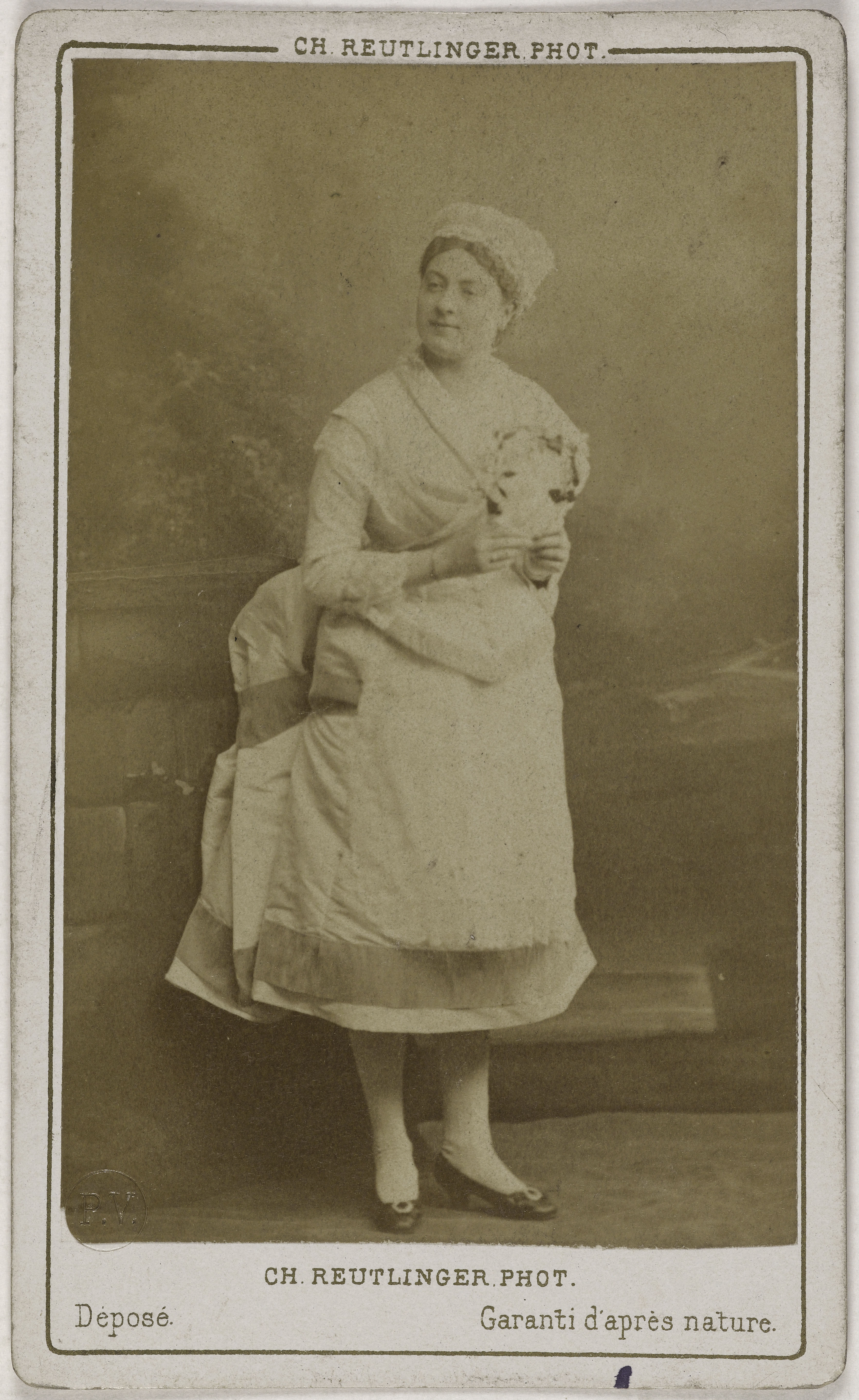Charles Reutlinger, Portrait de Juliette Darcourt (ou d'Harcourt) (1860-1920), (actrice)
