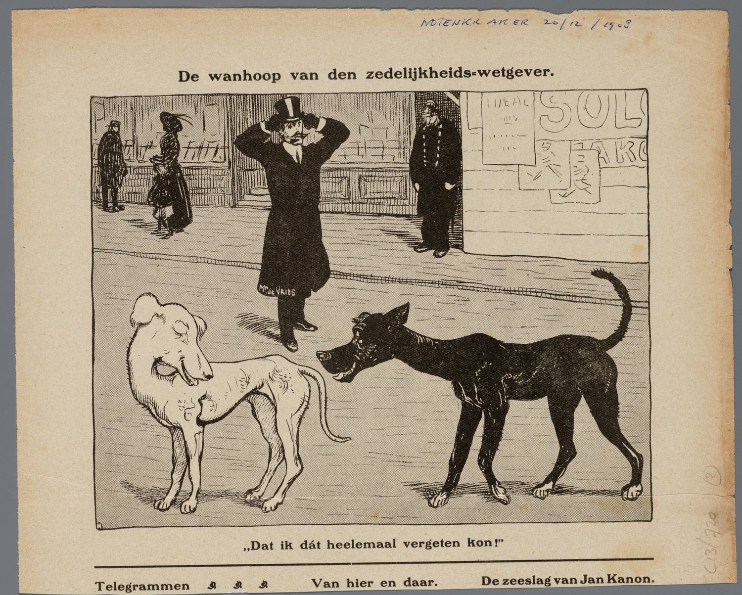 Albert Hahn, De wanhoop van den zedelijkheids-wetgever