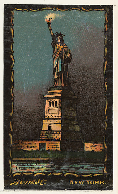 W. Duke, Sons & Co., Statue of Liberty, New York, from the Transparencies series (N137) issued by W. Duke, Sons & Co. to promote Honest Long Cut Tobacco