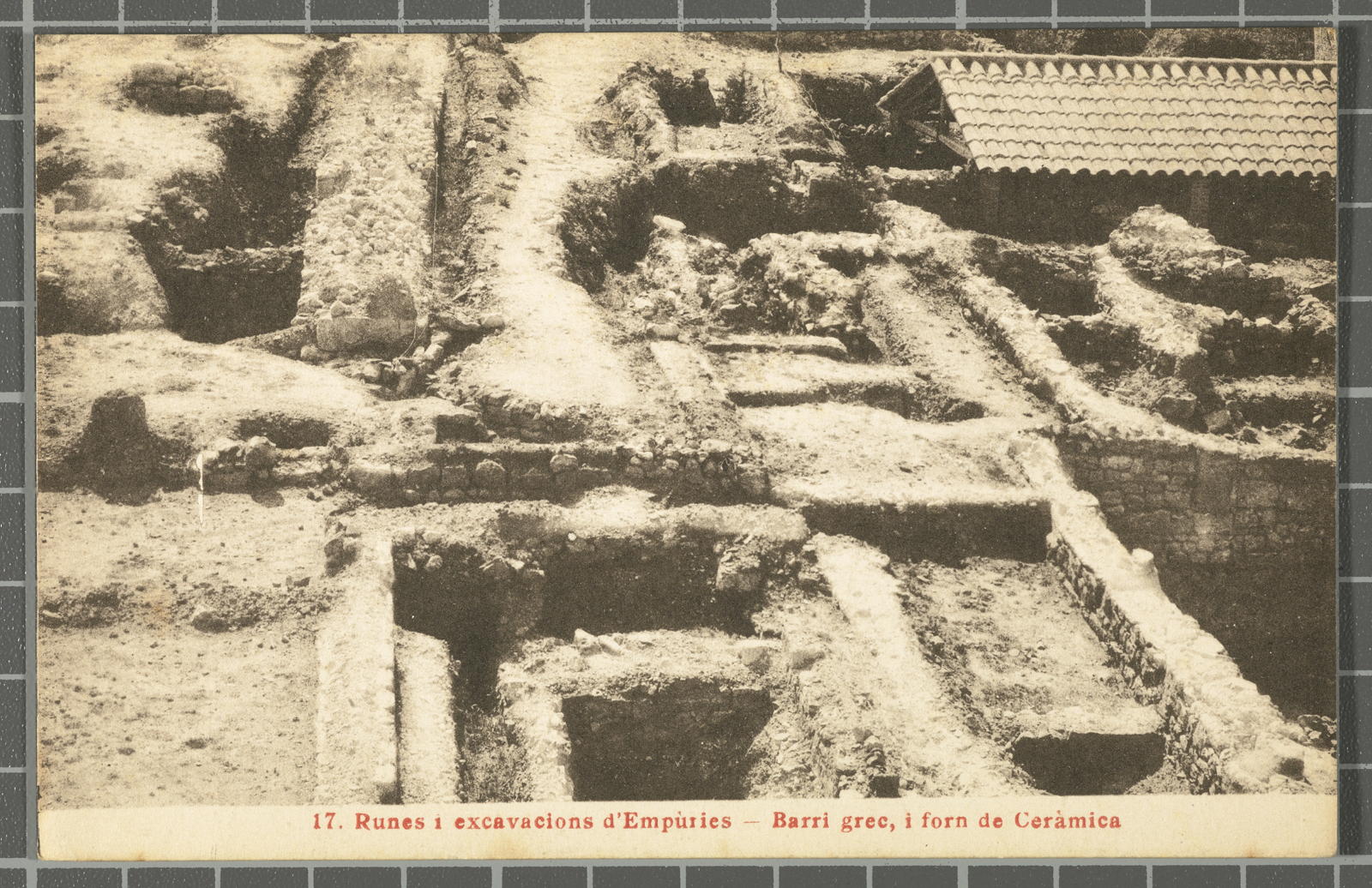 Josep Esquirol Pérez, 17. Runes i excavacions d'Empùries - Barri grec, i forn de Ceràmica