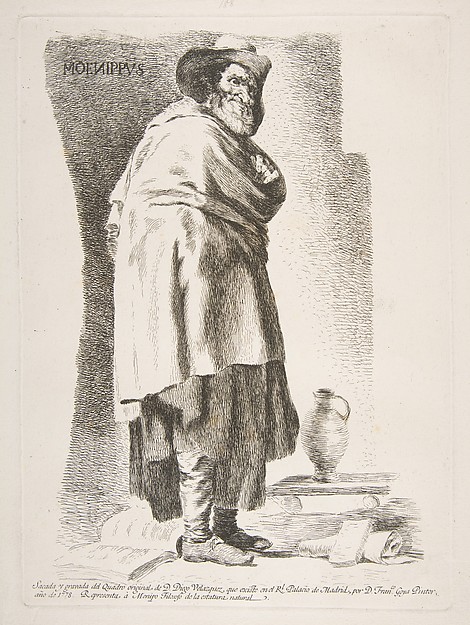 Goya (Francisco de Goya y Lucientes), Menippus, after Velázquez