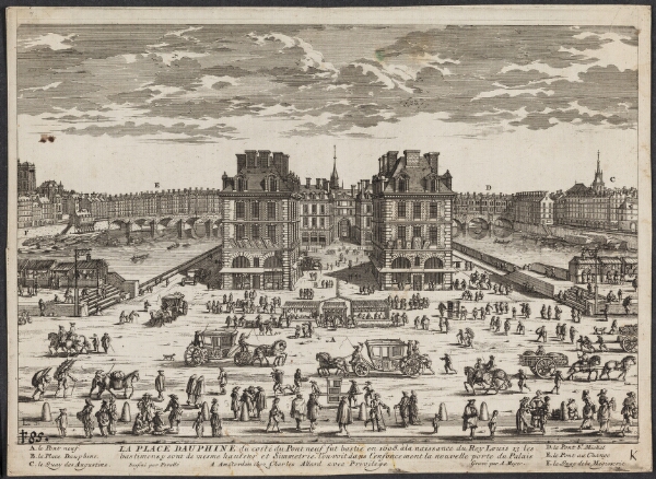 Aldert Meyer, Prospekt af Place Dauphine i Paris i Paris (La Place Dauphine...)