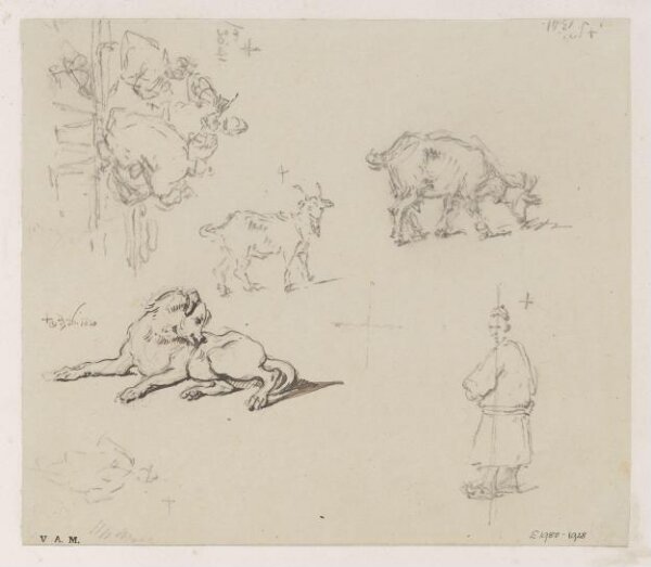 George Chinnery, Figures and animals