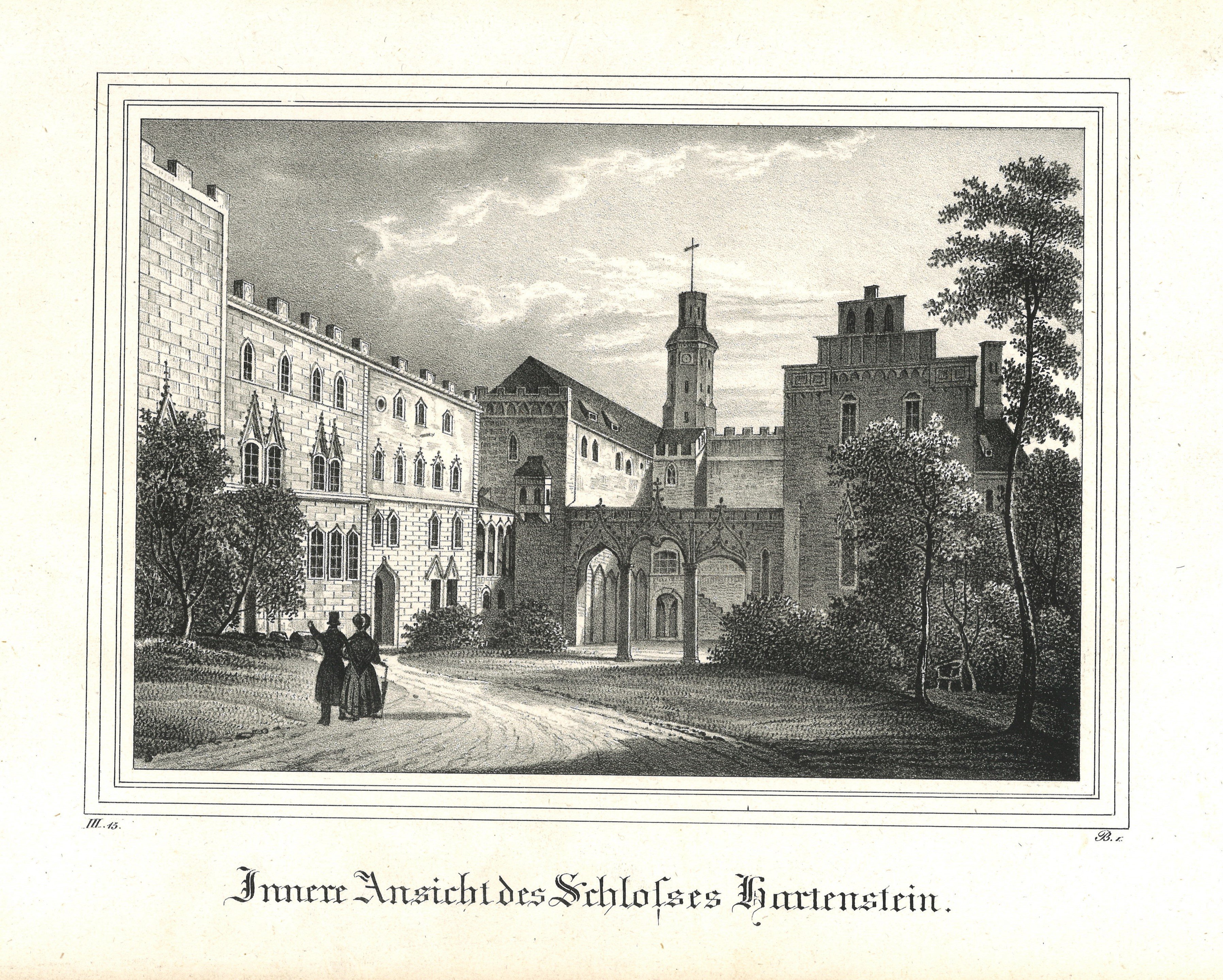Eduard Pietzsch & Comp., Hartenstein im Erzgebirge: Schloss Hartenstein, Schlosshof