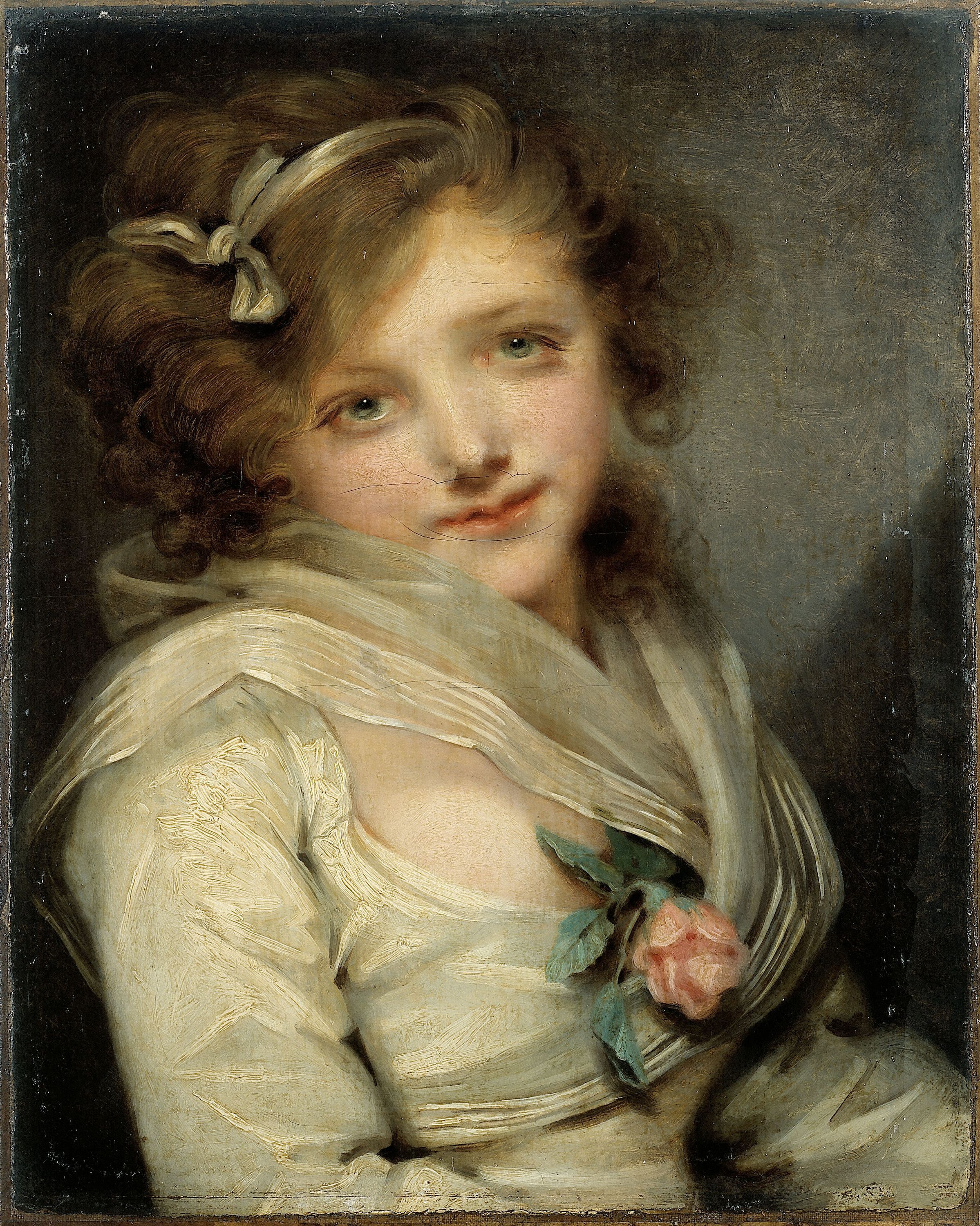 Jean-Baptiste Greuze, Portrait de jeune fille