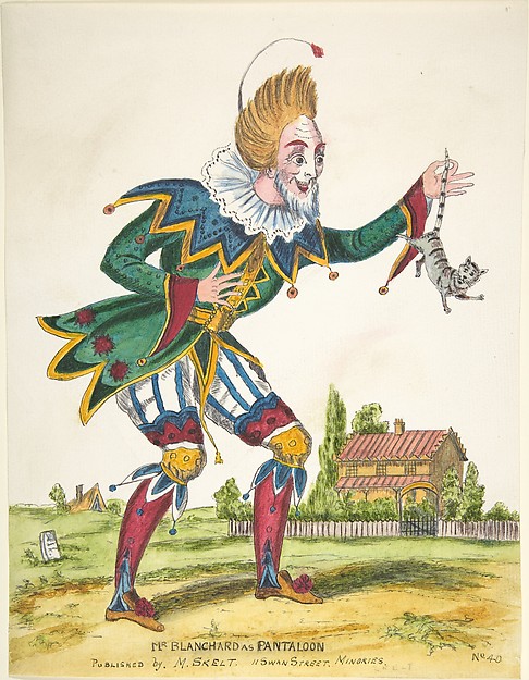 Anonymous, British, 19th century, Mr. Blanchard as Pantaloon