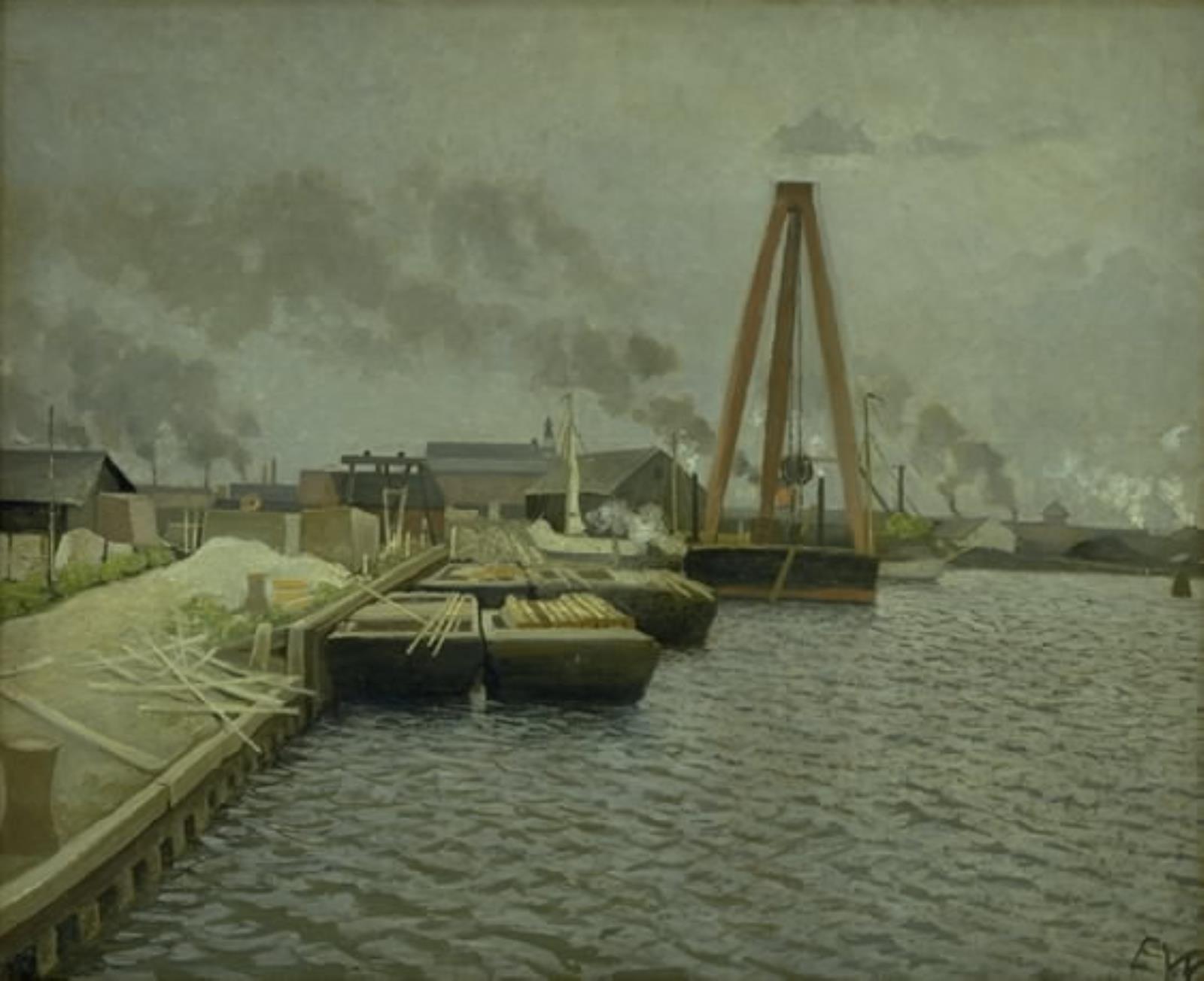 Edvard Weie, Refshaleøen