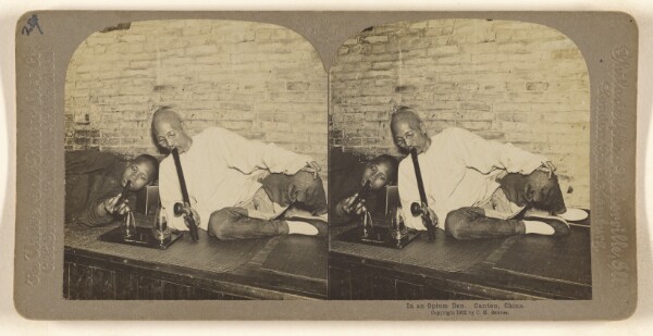 Carleton H. Graves, In an Opium Den. Canton, China.