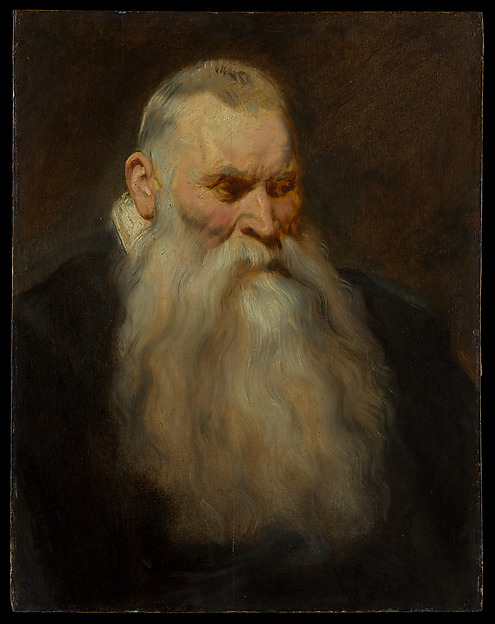 Anthony van Dyck, Study Head of an Old Man with a White Beard