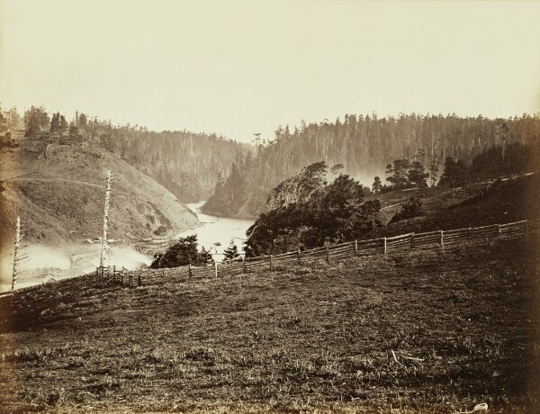 Carleton Watkins, Albion River, Mendocino Co. Cal.
