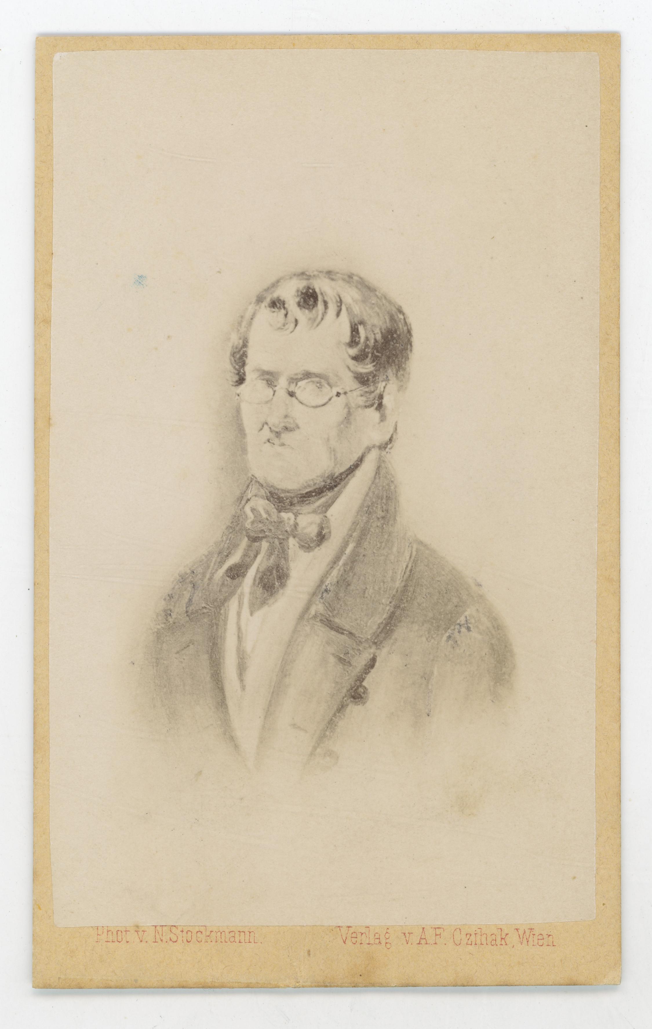 Nicolas (Noe) (1832-03-10––1905-02-09) Stockmann (Stokmann), Portret muškarca s naočalima