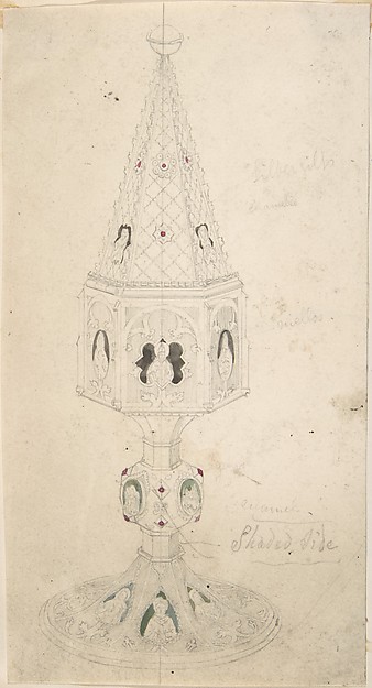 Anonymous, British, 19th century, Liturgical Box with Enamelled Ornament