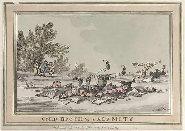 Thomas Rowlandson, Cold Broth & Calamity